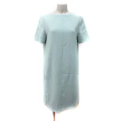 ドレステリア DRESSTERIOR ワンピース ひざ丈 半袖 36 S ミントグリーン /YIのサムネイル