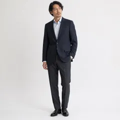 HILTON テーラードジャケット ネイビー メンズ ビジネス UNITED ARROWS風のサムネイル