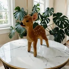 送料無料★シュタイフ★Fawn 12cm★ベルベットのバンビ/小鹿/シカ★アンティーク/ヴィンテージ★Steiff/STEIFFのサムネイル