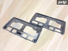 SUZUKI スズキ 純正 ナンバーフレーム プラスチック製 前後 2枚セット 軽自動車 棚2H6Aのサムネイル