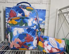 キプリングリュックSEOUL S BLUE FLOWER 14ℓ 新品未使用 - メルカリ