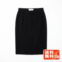 NINA RICCI ニナリッチ シルク100% タイトスカート ブラックのサムネイル