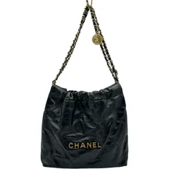 シャネル CHANEL CHANEL22 スモール AS3260 ブラック/ゴールド金具 カーフ レディース ショルダーバッグのサムネイル