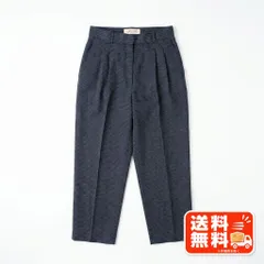 LUPORTE ルポルテ ドット柄 スラックスパンツ ネイビー 9号 UNIQLO風のサムネイル