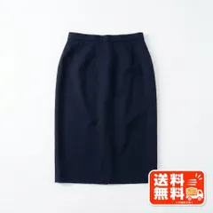 hanabishi ハナビシ タイトスカート ネイビー 11号 毛100%のサムネイル
