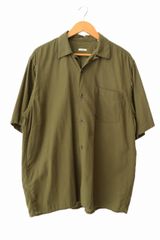 サイズ2comoli コモリ ベタシャン オープンカラー半袖シャツ 20ss 
