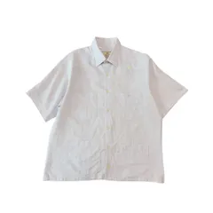 90s GIVENCHY MONSIEUR キューバシャツ 半袖シャツ 4ポケット ライトグレーのサムネイル