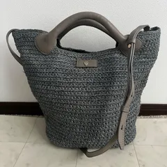 美品♡ヘレンカミンスキ 2way ラフィアバッグ ショルダーバッグ ハンドバッグのサムネイル