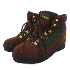 ラングラー WRANGLER トレッキングシューズ ショートブーツ レースアップ スエード 25 茶 ブラウン /FF ■ECE005のサムネイル
