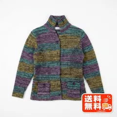 Ell-Fame エルフェイム マルチカラー ニット カーディガン レトロのサムネイル