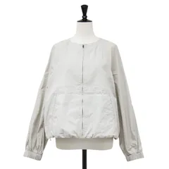 theory luxe セオリーリュクス ブルゾン グレー系 サイズ:38(M) | 24秋冬 ノーカラー クロップド ジップアップブルゾン | TECH POPLIN ABILA | クルーネック ラグラン ギャザー【レディース】【中古】のサムネイル
