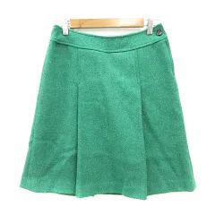 ドレステリア DRESSTERIOR フレアスカート ひざ丈 36 S 緑 グリーン /MNのサムネイル