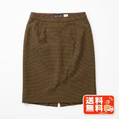 pierre cardin ピエールカルダン ドット柄 ひざ丈スカート 40 ブラウンのサムネイル
