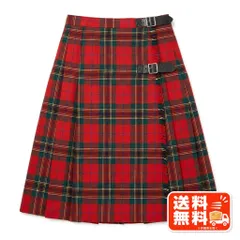 The Scotch House ザスコッチハウス チェック柄巻きスカート ウール O'NEIL of DUBLIN風のサムネイル