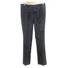 バーニーズニューヨーク BARNEYS NEW YORK パンツ スラックス センタープレス 40 S 黒 ブラック /AUのサムネイル