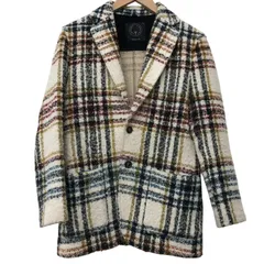 T-JACKET/ウールチェック/ジャケット/ホワイト/51G419J/サイズXS/メンズ/RS1558のサムネイル