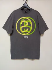 STUSSYステューシーTシャツ半袖シャネルロゴグレーサイズLのサムネイル