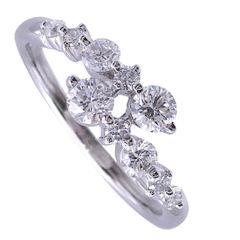 リング K18 ピンキーリング ダイヤモンド合計0.10ct 4号 リング K18 ピンキーリング ダイヤモンド合計0.10ct 4号 - メルカリ
