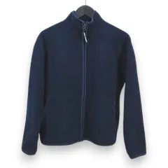 ポロゴルフ ラルフローレン POLO GOLF RALPH LAUREN 長袖 フリース ジャケット S 紺系 ネイビー ジップアップ ハイネック 無地 ストレッチのサムネイル