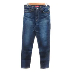 エドウィン EDWIN デニムパンツ ジーンズ スキニー ウォッシュ加工 S 紺 ネイビー /MNのサムネイル