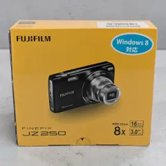 【未使用・動作確認済】FUJIFILM デジタルカメラ FinePix JZ250 シルバー  1600万画素 広角25mm光学8倍のサムネイル