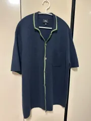 STUSSY カーディガン ネイビーのサムネイル
