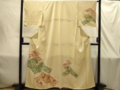 平和屋着物○極上 男性 本場大島紬 アンサンブル キングサイズ 100亀甲