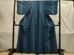 平和屋着物○極上 男性 本場大島紬 アンサンブル キングサイズ 100亀甲
