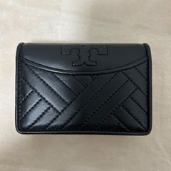 TORY BURCH トリーバーチ 二つ折り財布 ブラック キルティング - メルカリ
