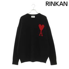 アミアレクサンドルマテュッシ  UKS002.018 ハートロゴ刺繍クルーネックニット メンズ L