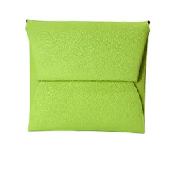 【中古】 HERMES エルメス バスティア ヴェルソ シェーブル ジョーヌブルジョン×ナタ コインケース 小銭入れ ミニ財布 レディース メンズ A2300979 【無料ギフトラッピング承ります】のサムネイル