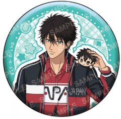[Used] Badge Pins: Hikaru Zaizen (Full Color) "The New Prince of Tennis Can Badge Collection: Together with the Plushie, Vol. 4"