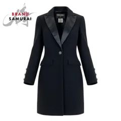 超美品 CHANEL シャネル ブラック ウール/ナイロン/シルク P29135 その他アウター レディース A3-00036【中古】のサムネイル