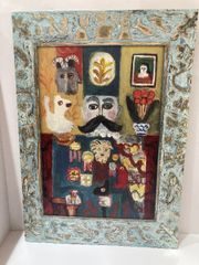 原画 「My house is an antique shop」アクリル画 作品 - メルカリ