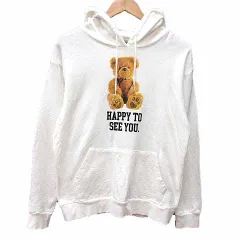 ブラウニー BROWNY パーカー プルオーバー プリント 長袖 F 白 ホワイト /YK ●RYのサムネイル