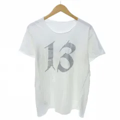 ルシアンペラフィネ LUCIEN PELLAT-FINET Tシャツ 13 ドクロ 両面プリント 半袖 L 白 ホワイト 0530 ■IBO97のサムネイル