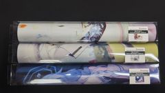 [#46] 블루 아카이브 [슌] [키리노] [치세] 메모리얼 로비 일러스트 ver. 미개봉 고무 매트 3 개 세트