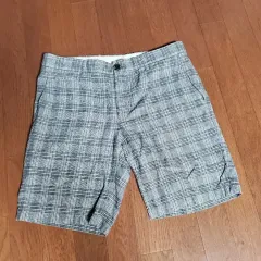DKNY ハーフパンツ リネン CHECK ハーフ パンツのサムネイル