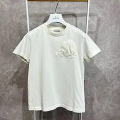 【極美品】 MONCLER モンクレールダウンロゴクリーム系 半袖TシャツXSのサムネイル