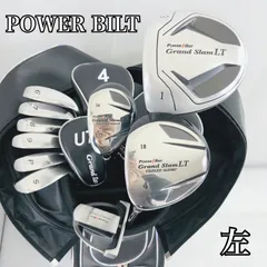 【保証付】レフティ 左利き POWER BILT パワービルト Grand Slam LT グランドスラム ゴルフクラブ フルセット ゴルフセット クラブセット メンズ 初心者 入門 パター付 安価 85Y-39のサムネイル