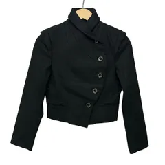 DOUBLE STANDARD CLOTHING(ダブルスタンダードクロージング) ジャケット サイズF レディース美品  - 黒 長袖/ショート丈/秋/冬のサムネイル