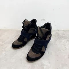 Ash アッシュ スウェード ハイトップ ウェッジ スニーカーのサムネイル