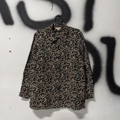 ジョンローレンスサリバン ジャケット シルク混 ペイズリー 総柄 34 