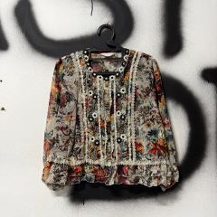マチャット machatt スタンドカラーオーバーシャツ ギンガムチェック