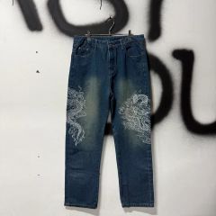 [絡繰魂] 龍神 特大刺繍 タイダイ染め 綿パンツ [和柄] P-50611 絡繰魂] 龍神 特大刺繍 タイダイ染め 綿パンツ [和柄] P-50611 - メルカリ
