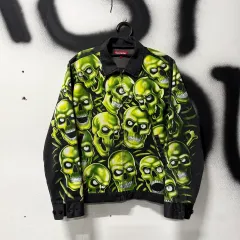 SS18 シュプリーム スカル ファイル ウォーク ジャケット グリーンのサムネイル