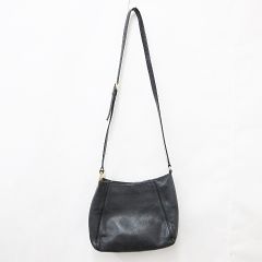 美品 BARCOS ショルダーバッグ シボ感 レザー ダークブラウン - メルカリ