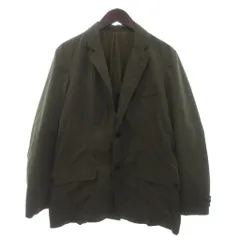 クロコダイル CROCODILE カバーオール ジャケット テーラード  緑系 カーキ系 Lのサムネイル