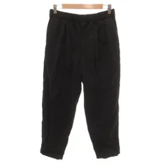 アンルート EN ROUTE 美品 パンツ 1 黒 ブラック 無地 タック入り 長ズボン /SJのサムネイル
