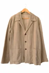オーラリー AURALEE 19SS SHARK SKIN SHIRTS JACKET シャークスキン シャツ ジャケット A9SB02LW 4 ベージュ ブランド古着ベクトル 中古 260607のサムネイル